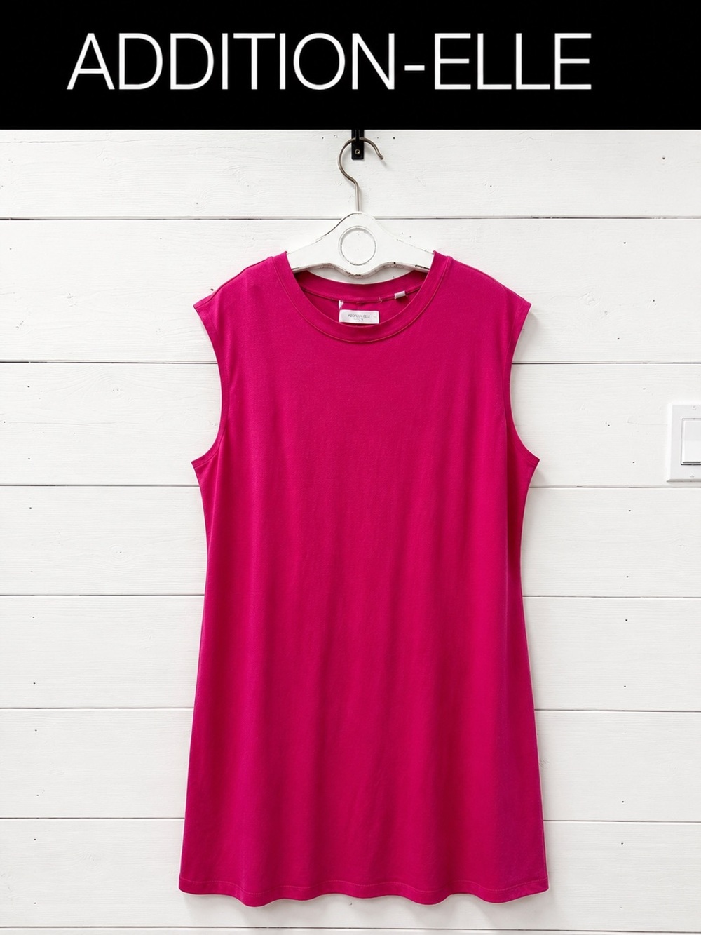 Addition Elle Fuchsia Jersey t shirt Dress – Size X